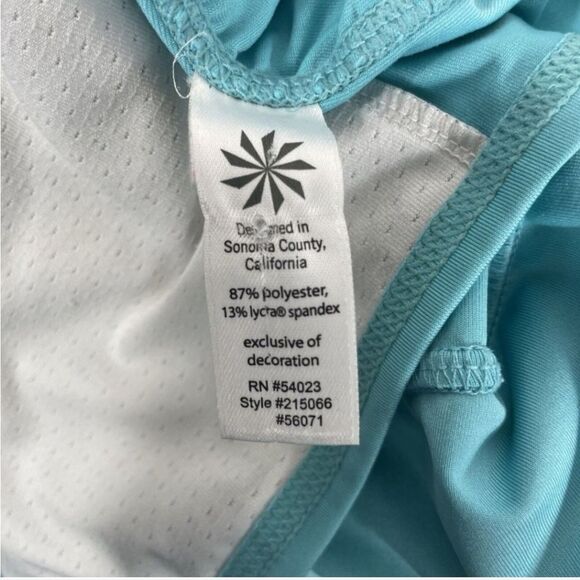 Athleta Quarter Zip Top Teal Size XSMALL - Picture 8 of 10